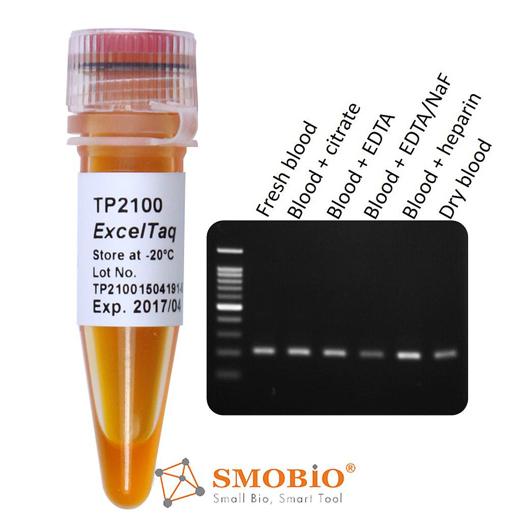 [TP2100] [TP2100] ExcelTaq™全血專用5X PCR預混試劑組, 200 RXN